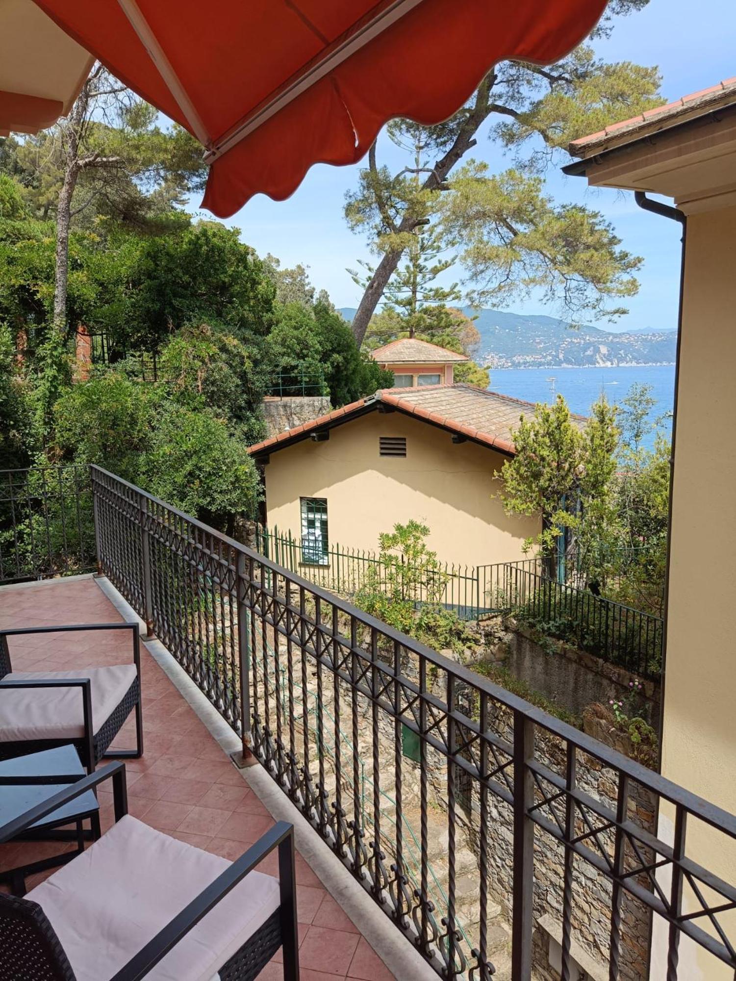 Portofino Seaview Apartment, 50 Meters From The Beach, Free Parking, Air Conditioning Paraggi Exteriör bild